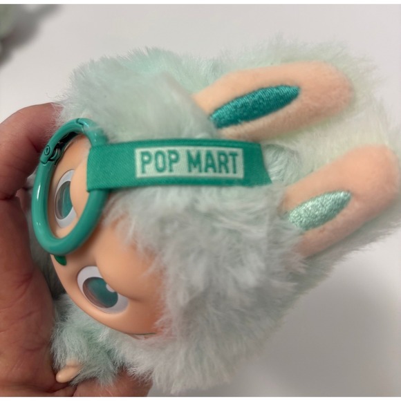 POP MART Labubu The Monsters Exciting Macaron Plush Pendant  Pop Mart | Labubu The Monsters Exciting Macarons Sea Salt Coconut Plush Pendant